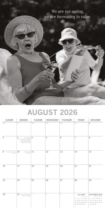 Wrinkly Wit 2026 Square Wall Calendar (Online Exclusive)