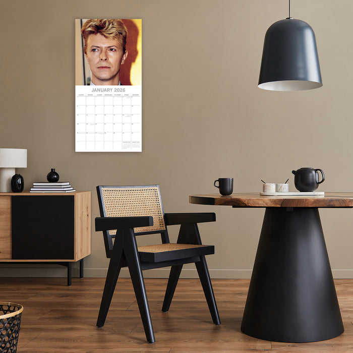 David Bowie 2026 Square Wall Calendar