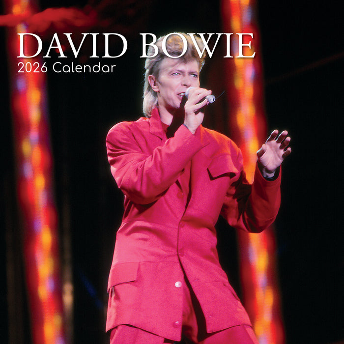 David Bowie 2026 Square Wall Calendar