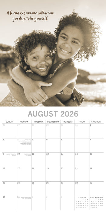 Friendship 2026 Square Wall Calendar (Online Exclusive)