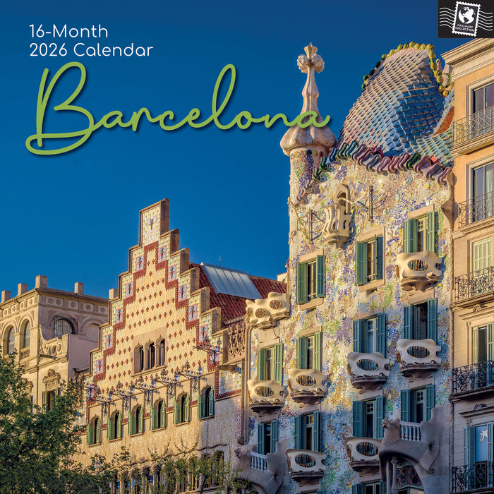 Barcelona 2026 Square Wall Calendar (Online Exclusive)
