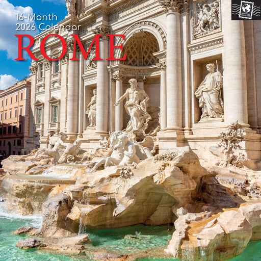 Rome 2026 Square Wall Calendar (Online Exclusive)