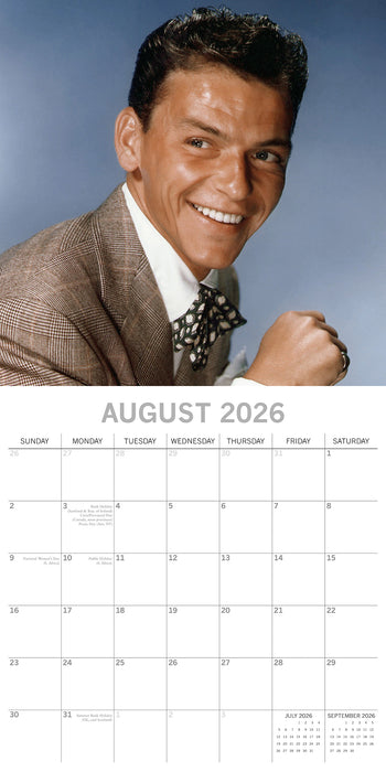 Frank Sinatra 2026 Square Wall Calendar (Online Exclusive)