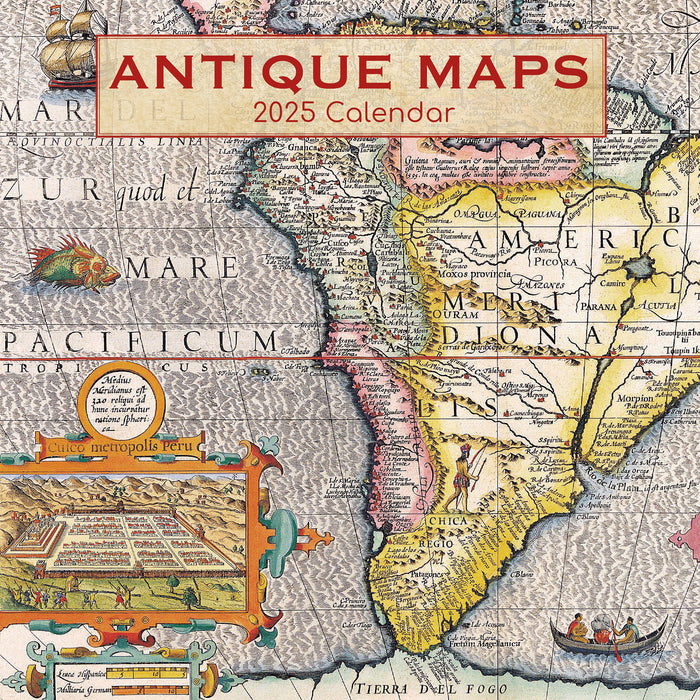 2025 Antique Maps Wall Calendar (Online Exclusive)