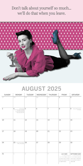 2025 Bitchy Talk Wall Calendar