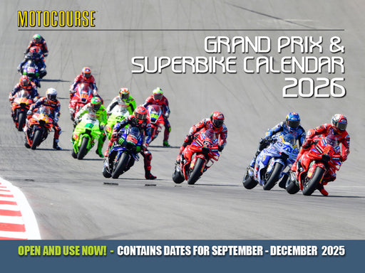 Motocourse Grand Prix Superbike 2026 Deluxe Wall Calendar