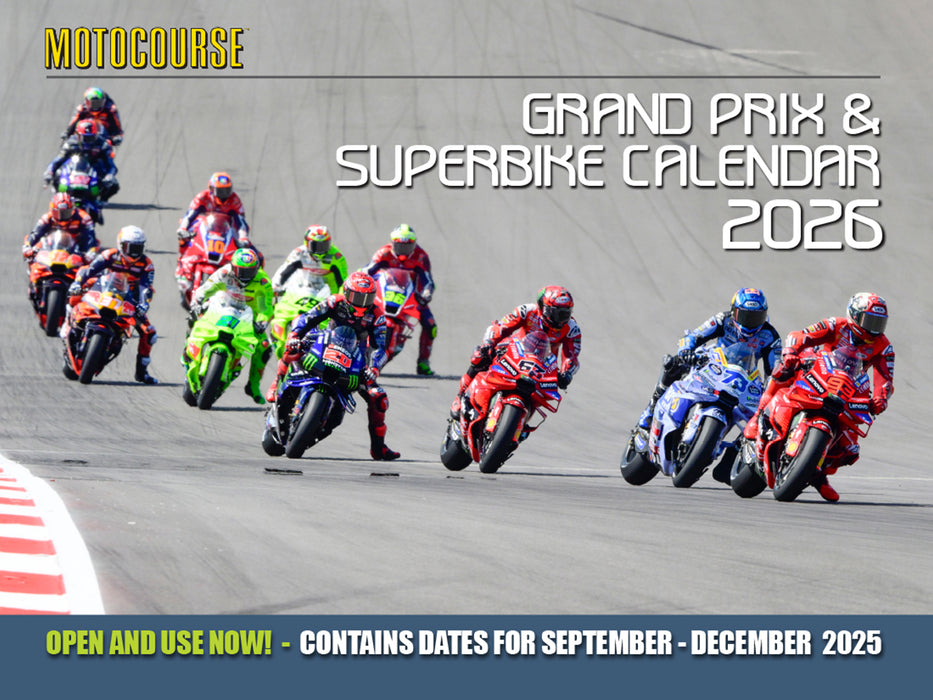 Motocourse Grand Prix Superbike 2026 Deluxe Wall Calendar