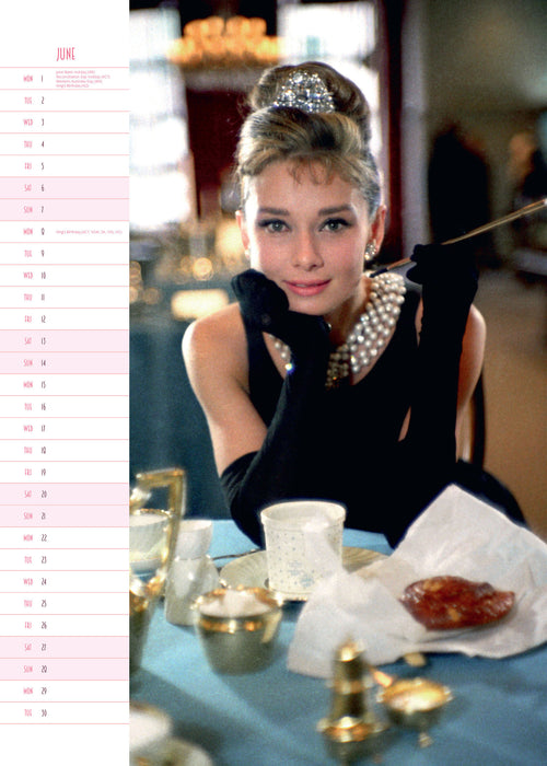 Audrey Hepburn 2026 A3 Wall Calendar