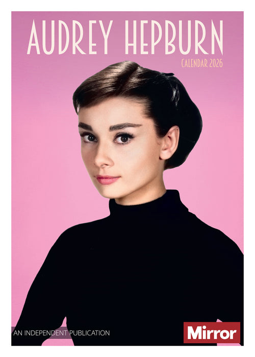 Audrey Hepburn 2026 A3 Wall Calendar