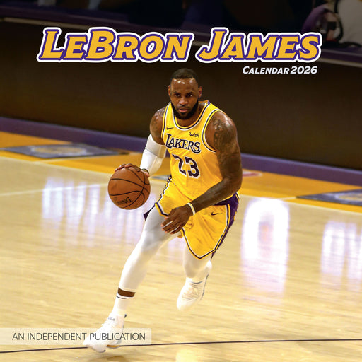 LeBron James 2026 Square Wall Calendar