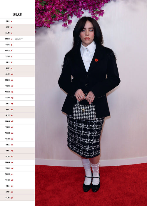 Billie Eilish 2026 A3 Wall Calendar