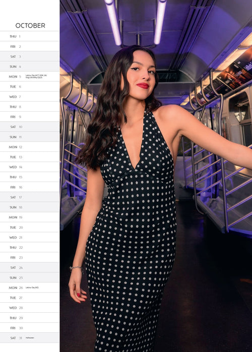 Olivia Rodrigro 2026 A3 Wall Calendar