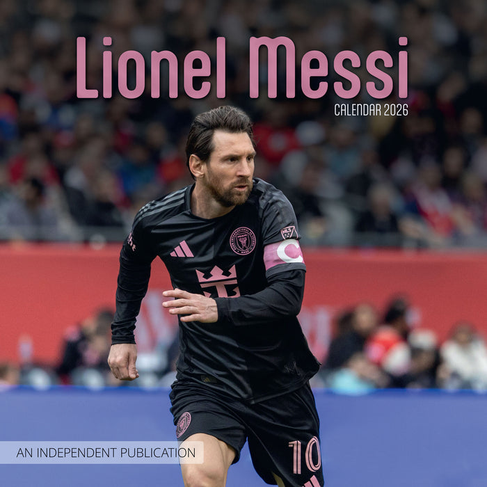 Lionel Messi 2026 Square Wall Calendar