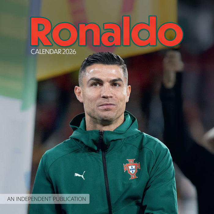 Cristiano Ronaldo 2026 Square Wall Calendar