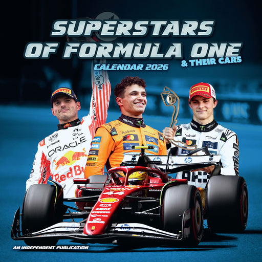 Formula One Superstars 2026 Square Wall Calendar