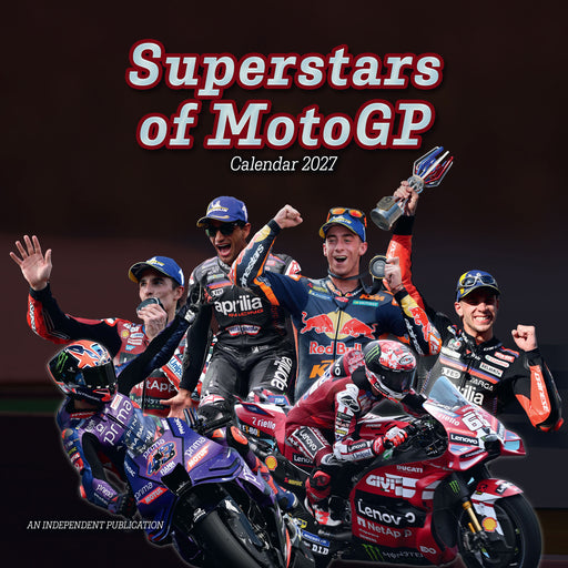Superstars of MOTO GP 2027 Square Wall Calendar