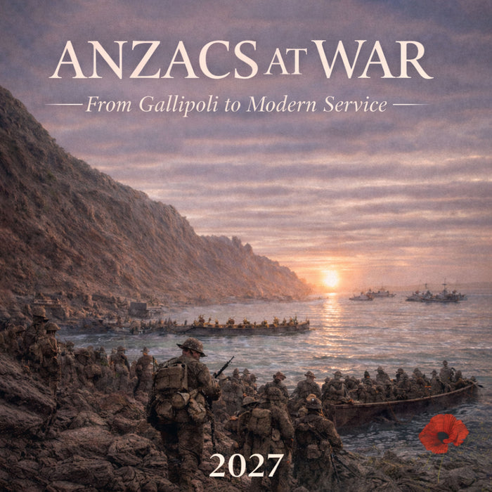 Anzacs at War 2027 Square Wall Calendar