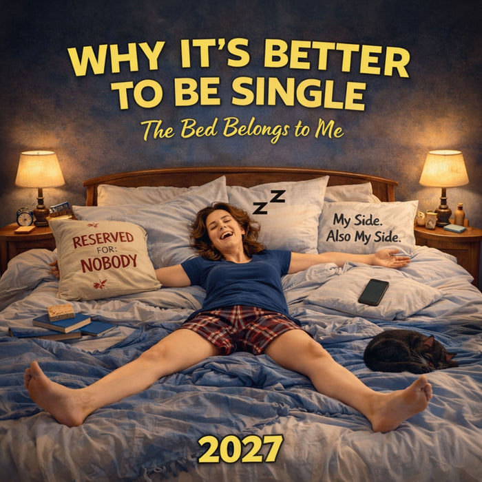 Why It's Better To Be Single 2027 Square Wall Calendar