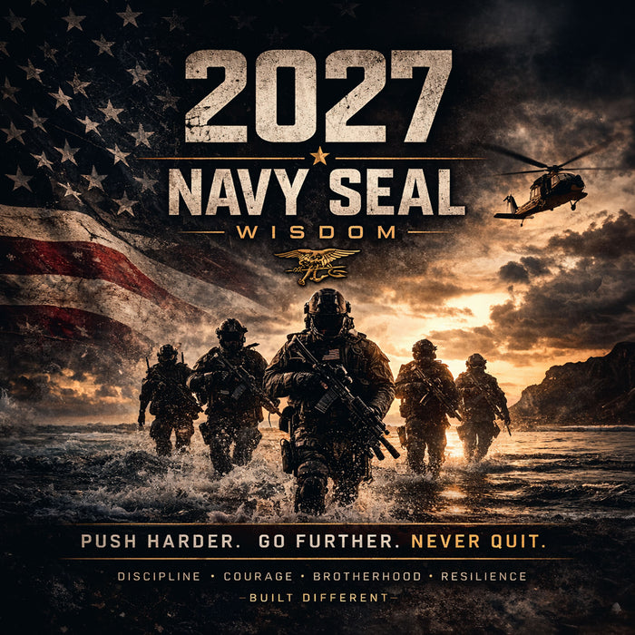 Navy Seal Wisdom 2027 Square Wall Calendar