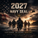 Navy Seal Wisdom 2027 Square Wall Calendar