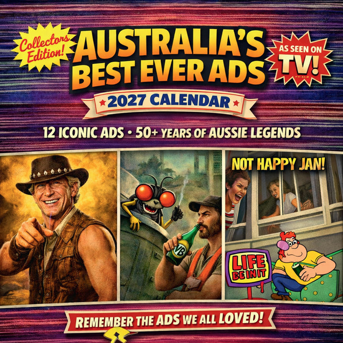 Australia's Best Ever Ads 2027 Square Wall Calendar