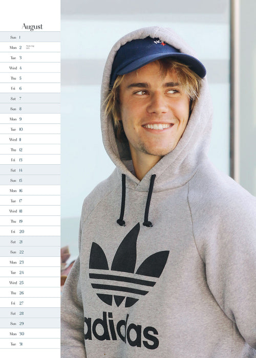 Justin Bieber 2027 A3 Wall Calendar