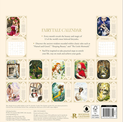 Fairytale 2027 Square Wall Calendar