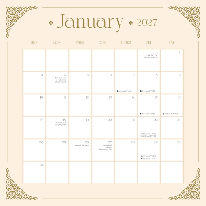 Fairytale 2027 Square Wall Calendar