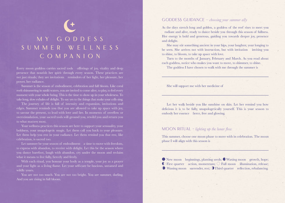 Moon Goddess  2027 Weekly Diary