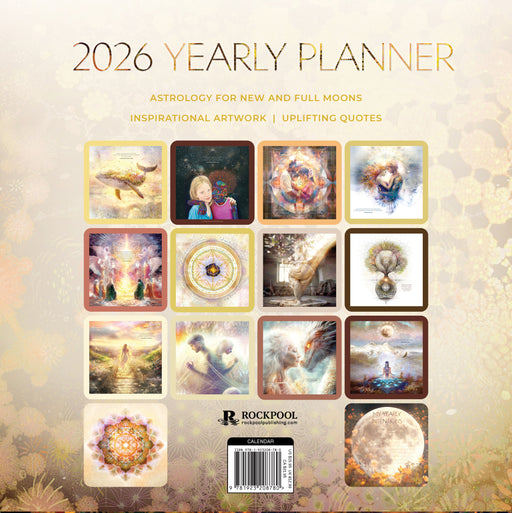 Moon 2026 Square Wall Calendar