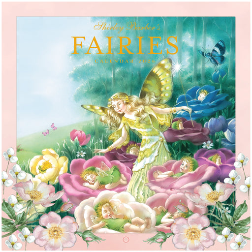 Fairies by Shirley Barber 2026 Square Wall Calendar
