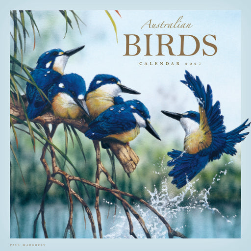 Australian Birds by Paul Margocsy 2027 Square Wall Calendar