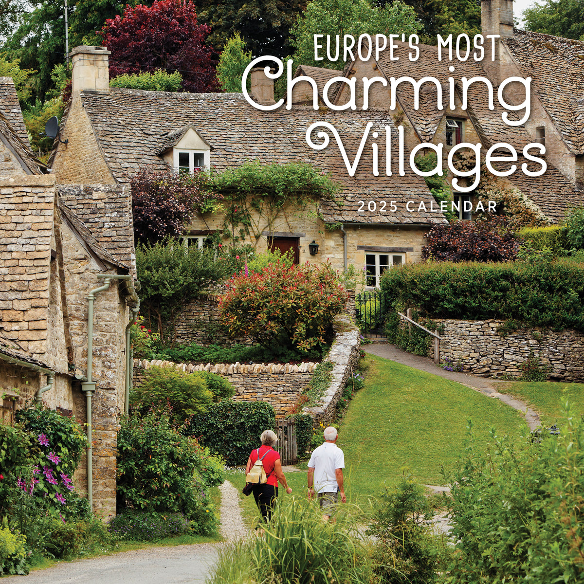 Calendar Club 2025 Europe's Most Charming Villages Wall Calendar