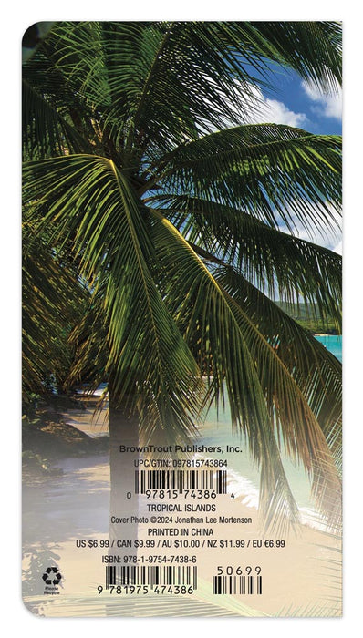 2025 Tropical Islands Pocket Diary by  BrownTrout Publishers Inc from Calendar Club