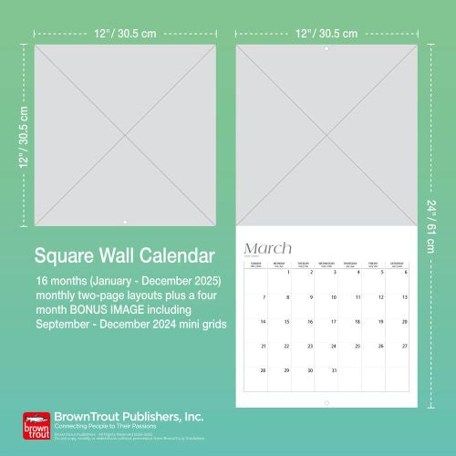 2025 BTS Wall Calendar by  BrownTrout Publishers Inc from Calendar Club