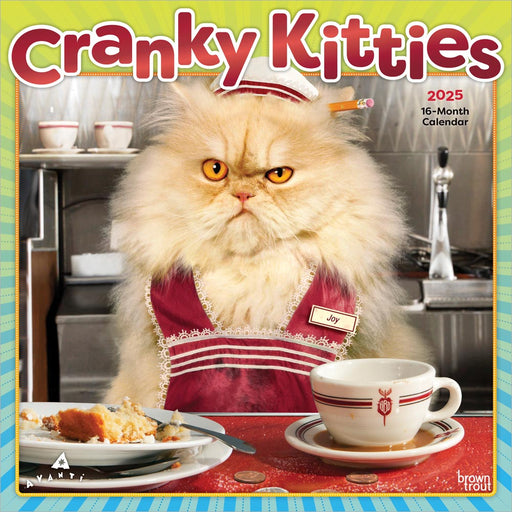 2025 Avanti Cranky Kitties Wall Calendar by  BrownTrout Publishers Inc from Calendar Club