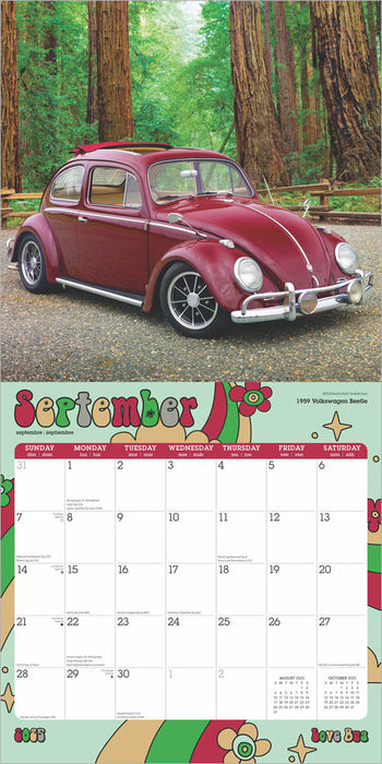 2025 Love Bug Wall Calendar by  BrownTrout Publishers Inc from Calendar Club