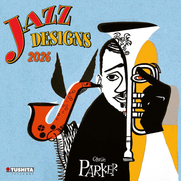 Jazz Designs 2026 Square Wall Calendar