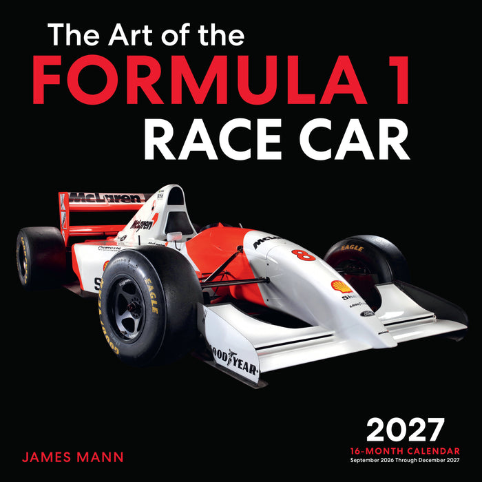 The Art of Formula ONE RaceCar 2027 Square Wall Calendar