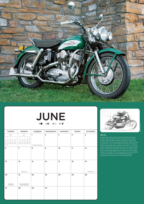Harley Davidson 2027 Large Wall Calendar