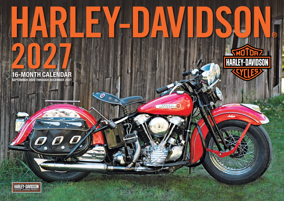 Harley Davidson 2027 Large Wall Calendar