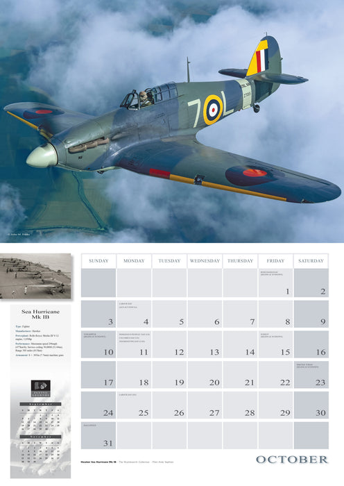 Flying Legends 2027 Large Wall Calendar