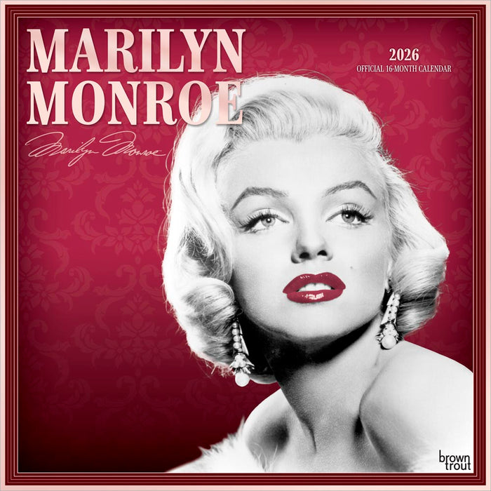 Marilyn Monroe 2026 Square Wall Calendar