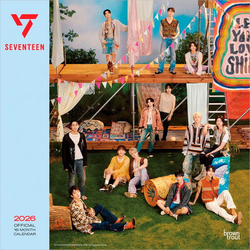Seventeen 2026 Square Wall Calendar