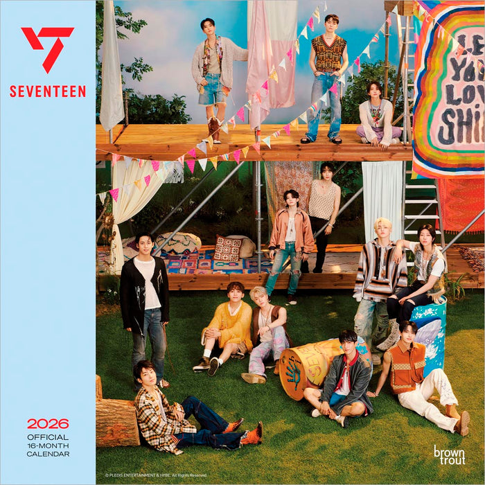 Seventeen 2026 Square Wall Calendar