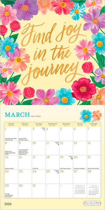 Bonnie Marcus 2026 Mini Wall Calendar