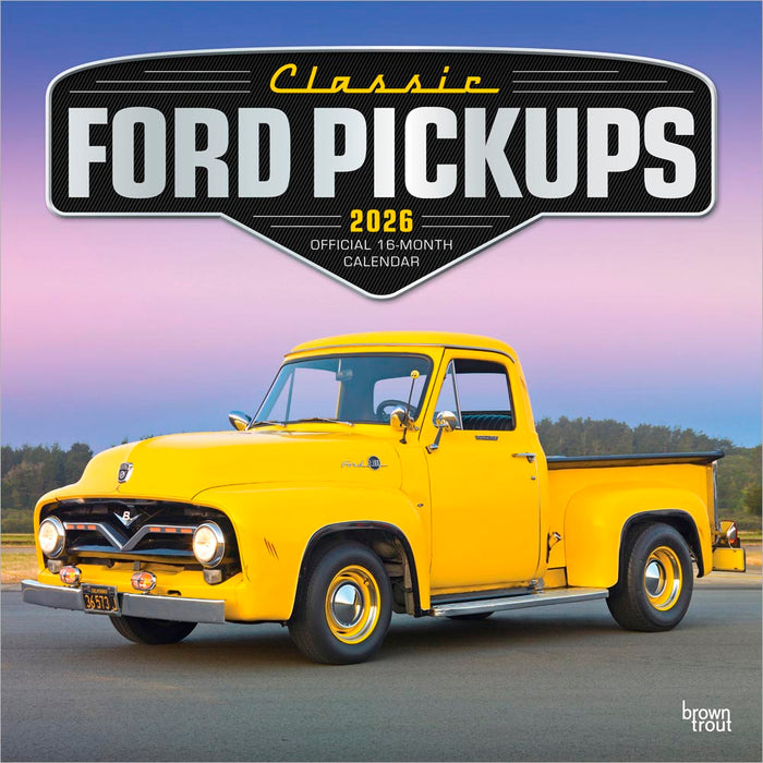 Classic Ford Pickups 2026 Square Wall Calendar (Online Exclusive)