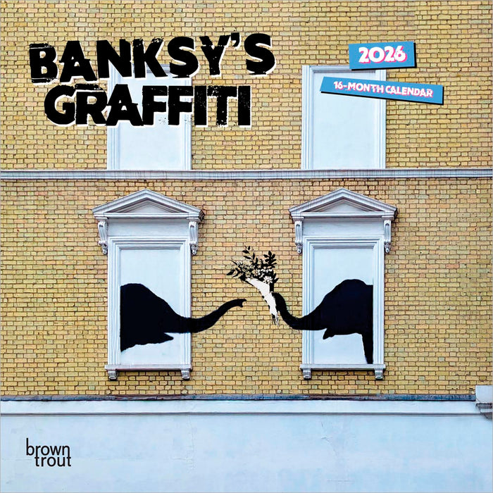 Banksy's Graffiti 2026 Mini Wall Calendar