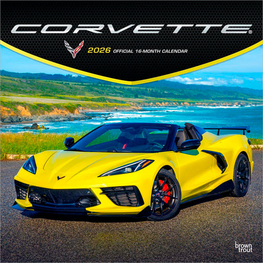 Corvette 2026 Square Wall Calendar