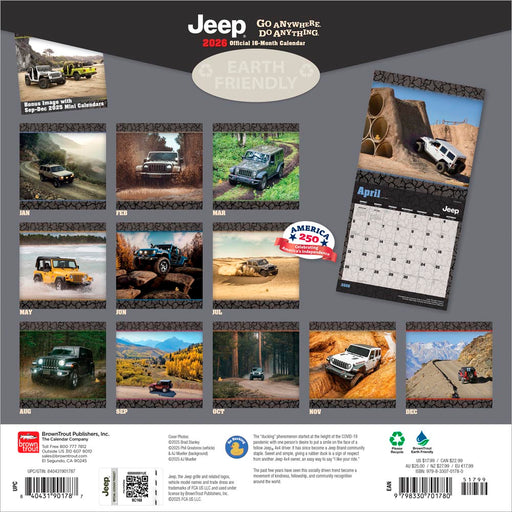 Jeep 2026 Square Wall Calendar (Online Exclusive)